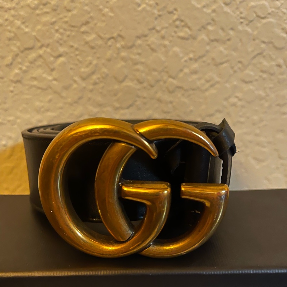 Gucci GG Wide Marmont Belt
